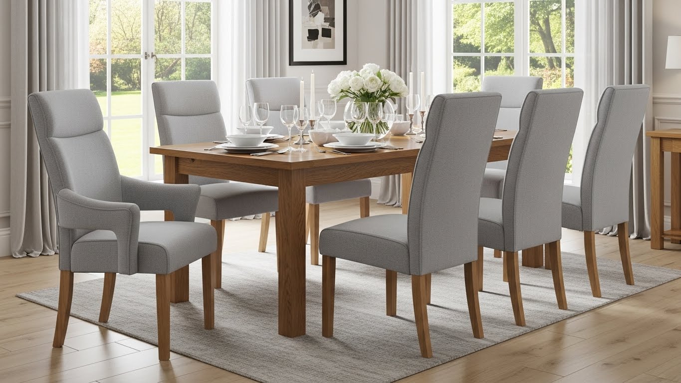 Best Dining Chairs for Comfort (Seat Height, Back Support, Wipe-Clean Materials)